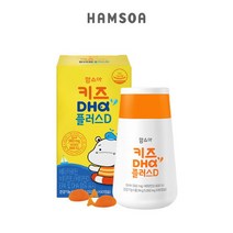 함소아 키즈 DHA 플러스D 비타민, 80개입, 1개