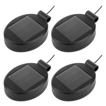 태양광패널 태양광발전 태양열발전기 2pcs4pcs 빛 교체 상단 홈 DIY 휴대용 정원 장식 배터리 상자 매달려 랜 턴 패널에 대 한 비정형 실리콘, 4pcs