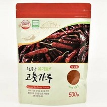 풀무원 참좋은 고춧가루(유기농) (500g), 3개