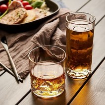 라씨에뜨 루시드 24K 골드라인 글라스 하이볼, 1개