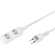 일본직발송 3. 산와 서플라이(SANWA SUPPLY) 산와 서플라이 전원 탭 3개 입2P (3M) 배선하기 쉬운 스윙 플, One Size_One Color, 상세 설명 참조0, 상세 설명 참조0