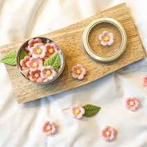 (아토르)재주좋아 손비누 동백꽃 왕벚꽃 감귤꽃, 손비누 왕벚꽃