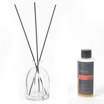 레이나퍼퓸 투명 디퓨저 150ml, 블랙병:유칼립투스, 1개