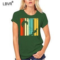 카이트 서핑 레트로 카이트 서핑 남성 티셔츠 있는 자동차 링 오버사이즈 코튼 크루넥 반팔, 08 greenX85731_05 L