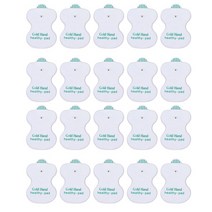 ems 뱃살빼는 복부 운동 트레이닝 기구 저주파 마사지기 10 개몫 10 마사지 전극, 20개(10팩), 씨엔