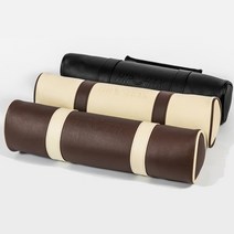 차량용 허리 쿠션 받침 요추 받침대 등 힙착 오리지널, 아이보리, 1개