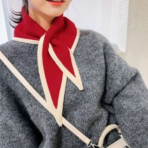 목포인트 쁘띠목도리 패션코디 짧은목도리 스카프 미니머플러 미니목도리