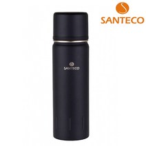 SANTECO 콜리마 이중진공 보온보냉병, 카본블랙, 1000ml