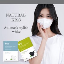 내추럴키스 찐마스크 KF80 대형 화이트 50매
