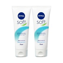 니베아 소프트 리프레싱 모이스춰라이징 크림 75ml x2, 소프트 모이스처라이징 크림 75ml x2개