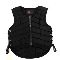 승마조끼 보호 안전 승마복 여성 성인 갑옷 신체 보호복, 다른 크기 블랙 CL(키 120-140CM)
