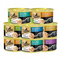 24개묶음 쉬바 캔 85g 간식 주식캔 스낵 용품 고양이 파우치 캣닢가루 마타타비 츄르, 참치와게살7세이상, 본상품선택