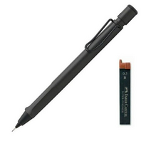 라미 사파리 샤프 차콜블랙 무광 + 파버카스텔 샤프심 랜덤발송 세트, 0.5mm, 20세트