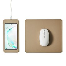 파우트 분리형 초고속 무선충전 마우스패드 HANDS3 SPLIT, 라떼크림, 1개