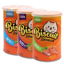 [냥냥이멍멍이]너를 위한 디저트 고양이 비스킷 비스켓 캣닢이 들어간 간식 3가지맛 1세트