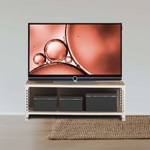 스피드랙 조립식 티비다이 TV다이 TV선반 2단 1000 x 300 x 330, 블랙