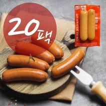 육식토끼 닭가슴살 소세지 12종 20팩 12가지 다양한 맛, 마늘맛 120g 20팩