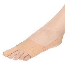 발가락 교정 양말 분리기 엄지 외반 Bunion 교정기 정형용 발 뼈 조절기 스트레이트너 브레이스 1 개, nude-L-Style A