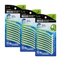 페리오 치간칫솔 L자형 M(1.2mm) 10개입 3개