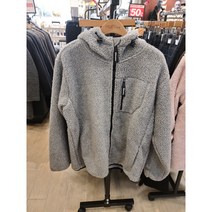 흄 뉴코아창원 공용 그레이 부클보아 플리스본딩 후드집업 (기본핏)