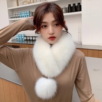 왕방울 퍼 목도리 SD-221156퍼목도리 라쿤퍼목도리 여우퍼목도리 퍼머플러 밍크퍼머플러