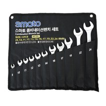 스마토 콤비네이션렌치 세트 mm INCH(인치) 6P 11P 14P 조합렌치(가다), 11P-INCH（인치）세트