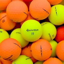A 테일러메이드 TaylorMade 로스트볼 10구 - 컬러 골프공 라운딩볼 연습용볼