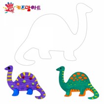 1+1 키즈맘아트 미술놀이 모양종이 디오메 (공룡), 20개