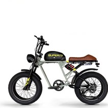 공용 전기 자전거 스쿠터 전동 자전거 빈티지 전기차 전동 레트로 배터리 삼륜, A.Super73-RX/13A, 48V