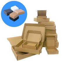 [일체형박스] 크라프트 상자 소 대형 g형 박스 일체형 선물상자 20개 30개 50개