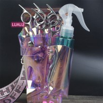 홀로그램 미용사 가위집 커트 가위 가방 미용 스텝 바버샵 케이스 미용실 Esyuse 증정, 오렌지