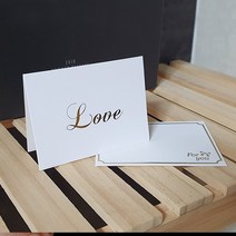ZENY 축하 메세지 카드 감사카드 생일카드 10개 덕담카드 격려카드, LOVE
