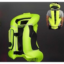 에어백조끼 입는에어백 라이딩 바이크용 안전보호장비, 세대지퍼그린3XL