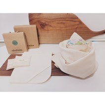 [순면 클렌징 뷰티세트2] 정련완료한 강화소창 뷰티와입스 손타올 큰수건 플라스틱제로 친환경선물, 큰수건1+바스손타올+메이크업와입스2, 정련함, 큰손(L)