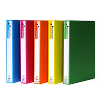 칼라 3공 바인더 수입지 바인더 칼라3공O링바인더 3cm 칼라보드파일 A4, 청색