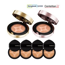 [센텔리안24] 동국제약 마데카 글로우베일 커버쿠션 팩트 (본품2+리필4) d, 21호 보통피부용