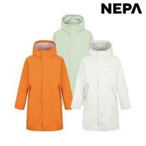 네파(공용) NC일산 등 부분 메쉬 소재를 적용한 벤틸레이션 기능으로 통기성 기능 강화한 레인 코트 7JG0561D_NI, ORANGE(F05), 1개