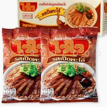 월드푸드 태국라면 와이와이 팔로 덕 플레이버 60g WAIWAI PALO DUCK FLAVOUR, 30개