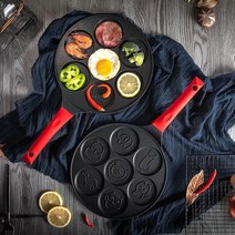 인덕션 겸용 계란 프라이팬 다용도 4구/7구 에그팬, 7구