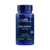 라이프 익스텐션 Sea-Iodine 1000mcg 60캡슐, 1개, 60정