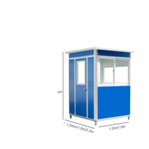 경비실 휴게실 주차부스 보안 하우스 컨테이너 창고, 1.2x1.2x2.15LWH