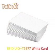 5PCS RFID 듀얼 칩 재기록 스마트 카드 IC ID 복사기 복사 배지 125Khz T5577 클론 태그 13.56Mhz 1K S50 UID NFC 변경 가능한 키