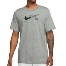 [미국정품] 나이키 테니스 드라이핏 Mens 티셔츠 - Dark Grey Heather/프로 Green DD8376-064