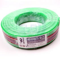가나다용품 가든호스15mm-40M 녹색편사호스 연두색 롤판매 좋은호스 물호스 수도호스 유리창 청소 가든 정원 지하수 일반가정호스, 1개