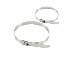 케이블타이 스틸 금속 스틸타이 철제 녹슬지않는 강철 서스 조이기, 10X200MM