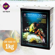 UP 해수염 NATURAL OCEAN 1kg 어항 청소용품 관리 수질 개선 환수, 단품