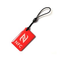 1PCS NFC 쓰기 가능 태그 라벨 Ntag213 13.56mhz 스마트 카드 모든 지원 전화 명함, 01 빨간