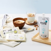 수제 요구르트 수제요거트 파우치 120ml x 21팩 + 구워먹는 치즈 100g 세트