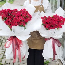 장미 꽃다발 생화 100송이 50송이 프로포즈 기념일 농장직송, 장미100송이 꽃다발, 혼합색상