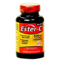 아메리칸헬스 에스터-C 500mg 시트러스 바이오플라보노이드 캡슐, 120개입, 1개